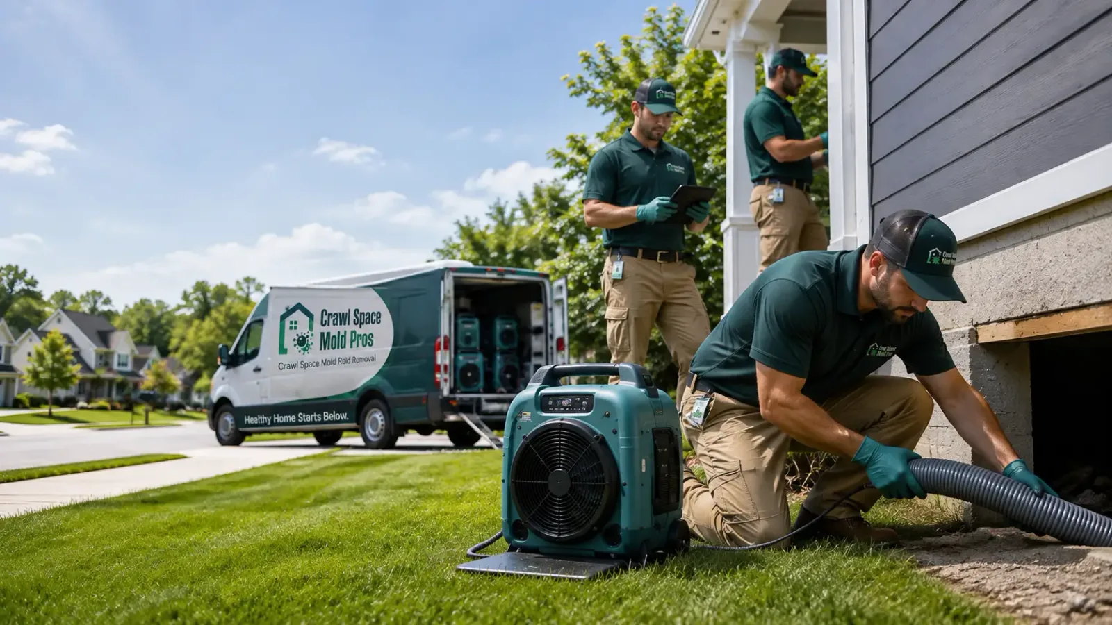Crawl Space Mold Removal in Des Moines, IA